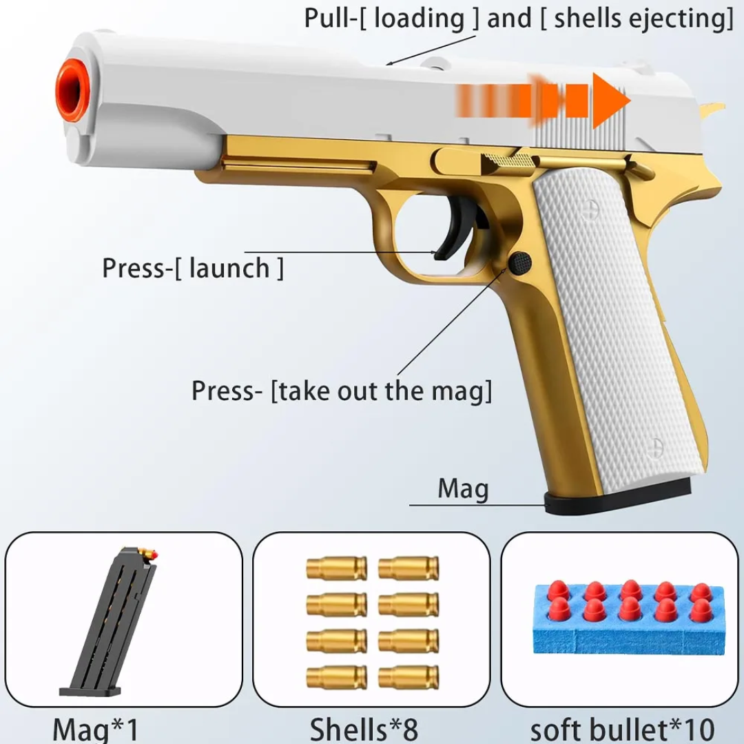Pistola de juguete soft bullet